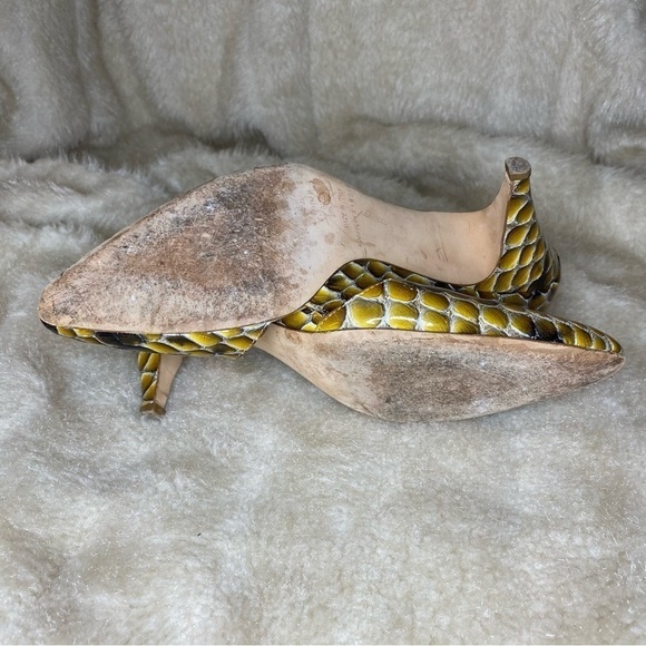 𝅺loeffler Randall Snakeskin Heels - Picture 6 of 11